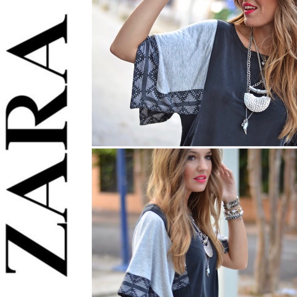 Zara embroidered t-shirt NWT